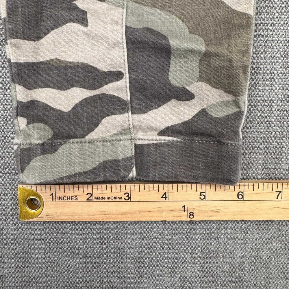 J.Crew Womens Camo Cargo Pants Slim Stretch Green Camouflage J7311 Size 28 - Picture 11 of 16
